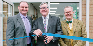 Fergus Ewing opens the new Wolesely Training Centre in Falkirk.