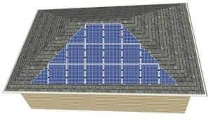 Triangle panels  on Roofgood example